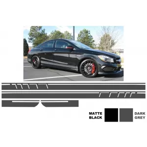 Diffúzor kipufogóvégekkel, spoilerrel és matricákkal, Mercedes A-osztály W176 (2012-2018) Sportcsomag modellekhez-image-6044872