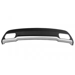 Diffúzor kipufogóvéggel és szürke betéttel, Mercedes A-osztály W176 (2012-2018) AMG Sport Pack modellekhez-image-6044891