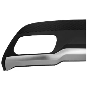 Diffúzor kipufogóvéggel és fekete matricával Mercedes A-osztály W176 (2012-2018) AMG Sport Pack modellekhez-image-6044904