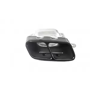 Heckspoiler Diffusor Auspuffspitzen für Mercedes W176 A-Klasse 12+ AMG Schwarz--image-6045177