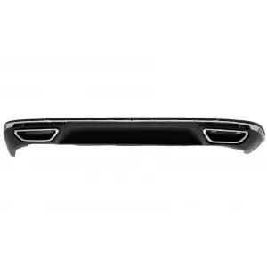 image-31-Hátsó lökhárító diffúzor dupla kipufogóvéggel, VW Passat B8 3G (2015-2019), R-Line Design, króm