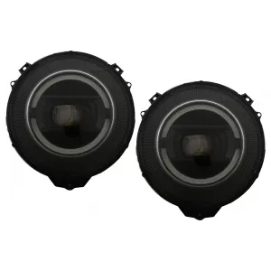 Full LED Headlights suitable for Mercedes G-Class W463 (2007-2017) Black Facelift 2018 Design