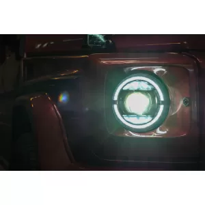 Full LED Headlights suitable for Mercedes G-Class W463 (2007-2017) Black Facelift 2018 Design