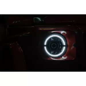 Full LED Headlights suitable for Mercedes G-Class W463 (2007-2017) Black Facelift 2018 Design
