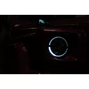 Full LED Headlights suitable for Mercedes G-Class W463 (2007-2017) Black Facelift 2018 Design