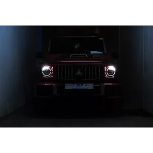 Full LED Headlights suitable for Mercedes G-Class W463 (2007-2017) Black Facelift 2018 Design