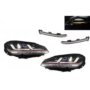 image-29-Osram Full LED Prednja svijetla s dinamičkim indikatorima ogledala prikladna za VW Golf 7 VII (2012-2017) Red GTI Upgrade Xenon&Halogen