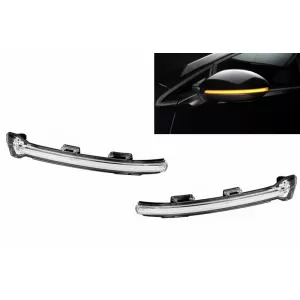 Osram Full LED Headlights with Dynamic Mirror Indicators suitable for VW Golf 7 VII (2012-2017) Red GTI Upgrade Xenon&Halogen
