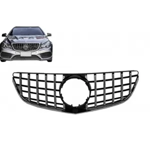 Gitter für Mercedes C207 W207 A207 Facelift 13-17 Coupé Cabrio GTR Look Schwarz-image-6090380