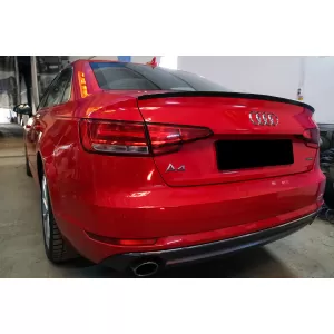 Heckspoiler für Audi A4 B9 Limousine 2016+ Schwarz glänzend-image-6074677