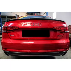 Heckspoiler für Audi A4 B9 Limousine 2016+ Schwarz glänzend-image-6074678
