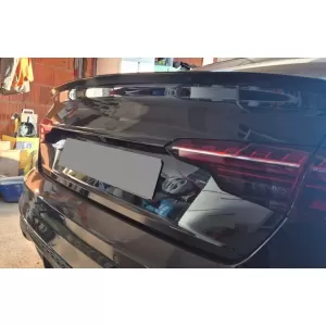 Heckspoiler für Audi A4 B9 Limousine 2016+ Schwarz glänzend-image-6325964
