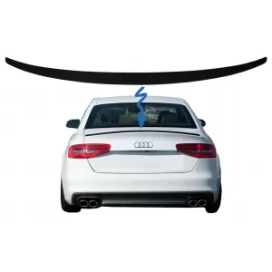 image-21-Spojler prtljažnika prikladan za AUDI A4 B8 Sedan (2008-2015) Mat crna