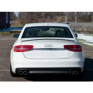 Trunk Spoiler suitable for AUDI A4 B8 Sedan (2008-2015) Matte Black