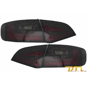 Stoßdiffusor Auspuff LED Rückleuchten für AUDI A4 B8 8K Pre Facelift Avant 08-11--image-6046339