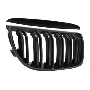 Bara Fata cu Grile Centrale Duble compatibil cu BMW Seria 3 E90 Sedan E91 Touring (2005-2008) Non LCI M3 Design-image-6046421