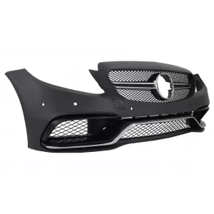 Bara Fata cu Faruri Full LED compatibil cu Mercedes C-Class W205 S205 Limo T-Model (2014-2018) C63 Design-image-6046667