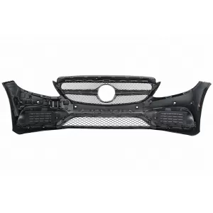 Pachet Exterior Complet si Faruri Full LED compatibil cu Mercedes Clasa C W205 Sedan (2014-2018) C63 Design-image-6046683