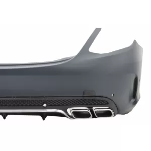 Pachet Exterior Complet si Faruri Full LED compatibil cu Mercedes Clasa C W205 Sedan (2014-2018) C63 Design-image-6046685