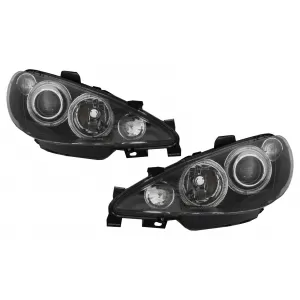 image-51-Angel Eyes fényszóró PEUGEOT 206 (2002-2008), fekete