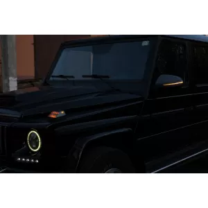 Assemblaggio Specchio per MERCEDES G-Klasse W463 89-17 Facelift 18 Luci Dynamic-image-6068508