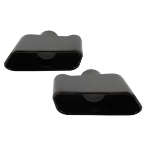 Difuzor Bara Spate cu Tobe Ornamente compatibil cu BMW Seria 5 G30 G31 (2017+) M Performance Design Negru-image-6047239