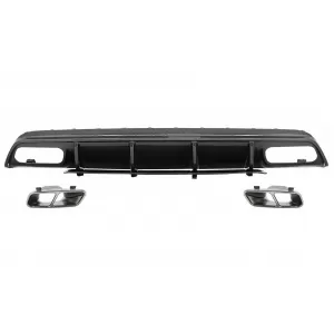 image-17-Diffusor-Auspuffblenden für Mercedes W176 A (13-18) A45 Facelift-Optik