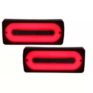 Feux Full LED pour Mercedes G W463 89-15 Antibrouillard ROUGE Dynamique-image-6047411