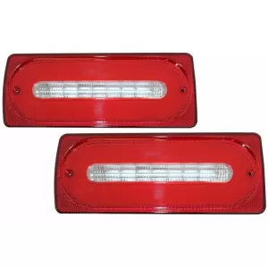 Feux Full LED pour Mercedes G W463 89-15 Antibrouillard ROUGE Dynamique-image-6047412