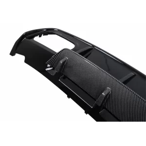 Difuzor Bara Spate cu Ornamente pentru sistemul de evacuare compatibil cu Mercedes W176 A-Class (2013-2018) A45 Facelift Design Look-image-6047427