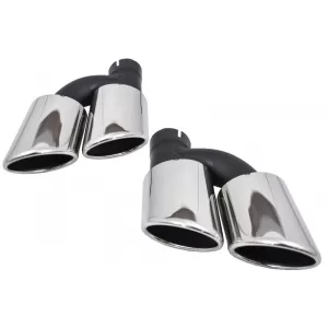 Diffuseur d'air pour Audi A6 4G Facelift 15-18 Embouts Limousine S6 Look-image-6047633