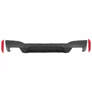 Difuzor Bara Spate Negru Mat cu Tobe Ornamente Sistem de evacuare compatibil cu BMW Seria 5 G30 G31 (2017+) M5 Design-image-6047770