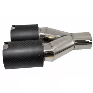 Difuzor Bara Spate Negru Mat cu Tobe Ornamente Sistem de evacuare compatibil cu BMW Seria 5 G30 G31 (2017+) M5 Design-image-6047777