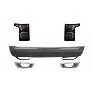 Bara Spate cu ornamente evacuare si Stopuri Full LED Range compatibil cu Rover Vogue L405 (2013-2017) Facelift Design