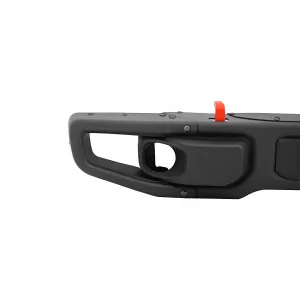 Fém első lökhárító JEEP Wrangler Rubicon JK 07-17, ködlámpával, hűtőráccsal, fekete-image-6048094