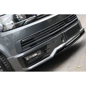 Front Bumper Add-on Spoiler suitable for VW Transporter T6 (2015-) Sportline Design