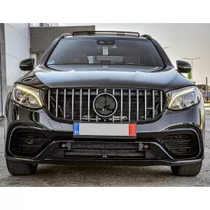 Parachoques para Mercedes GLC X253 SUV GLC Coupe C253 15-19 GLC63 Look-image-6114399