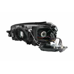 Scheinwerfer LED Dynamisches Licht mit Gitter für VW Golf 7 VII 2013-2017 R Look rot-image-6048442
