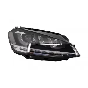 RHD Phares LED Dynamique Calandre pour VW Golf 7 VII 12-17 Look Chrome Édition-image-6048519