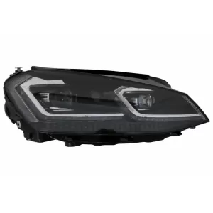 Scheinwerfer LED Dynamisch Mittelgitter für VW Golf 7 VII 12-17 R-Line Look Chrom-image-6048564