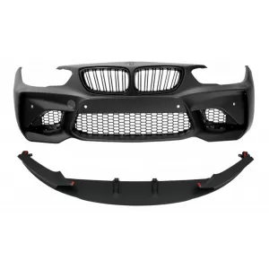image-1-Első lökhárító BMW 1-es F20 F21 LCI 15-06.19, első spoilerrel és hűtőráccsal, M2 design
