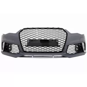 Bara Fata cu Difuzor Bara Spate si Ornamente Evacuare compatibil cu A6 C7 4G Facelift (2011-2014) RS6 Design-image-6048856