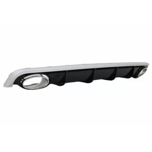 Bara Fata cu Difuzor Bara Spate si Ornamente Evacuare compatibil cu A6 C7 4G Facelift (2011-2014) RS6 Design-image-6048865