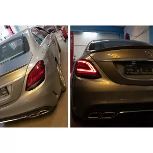Full LED Taillights suitable for Mercedes C-Class W205 Limousine (2014-2018) Facelift Design