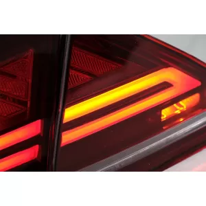 Stoßstange Diffusor Auspuff Tipps Rückleuchten für AUDI A7 4G 2010-2014 RS7 Look-image-6049187