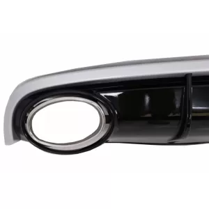 Stoßstange Diffusor Auspuff Tipps Rückleuchten für AUDI A7 4G 2010-2014 RS7 Look-image-6049195