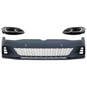image-70-Paraurti per VW Golf VII 7.5 17-20 LED Fari Dinamici Luci svolta GTI Look