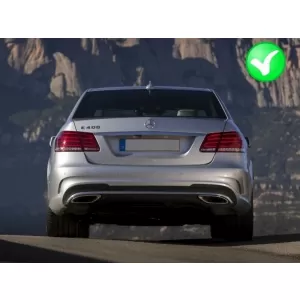 Diffúzor és kipufogóvégek MERCEDES E W212 Facelift 13-16 sportcsomag lökhárítós modellekhez-image-6049377