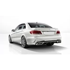 Diffúzor és kipufogóvégek MERCEDES E W212 Facelift 13-16 sportcsomag lökhárítós modellekhez-image-6049378