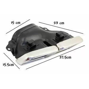 Diffúzor és kipufogóvégek MERCEDES E W212 Facelift 13-16 sportcsomag lökhárítós modellekhez-image-6049373